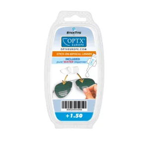 Selbstklebende Bifokalbrille - Abstufung 1,50